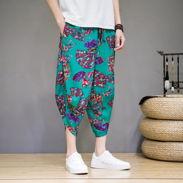 Harajuku Casual Calf-Length Men's Pants - Image 2