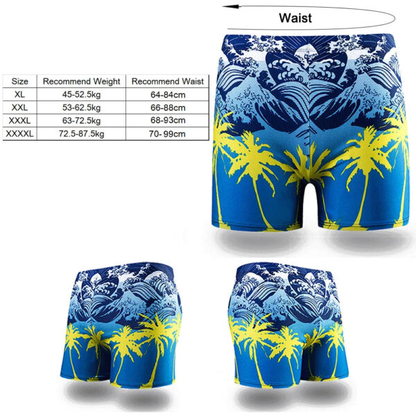 AquaFlex Men's Boxer Brief Swim Trunks - Image 6