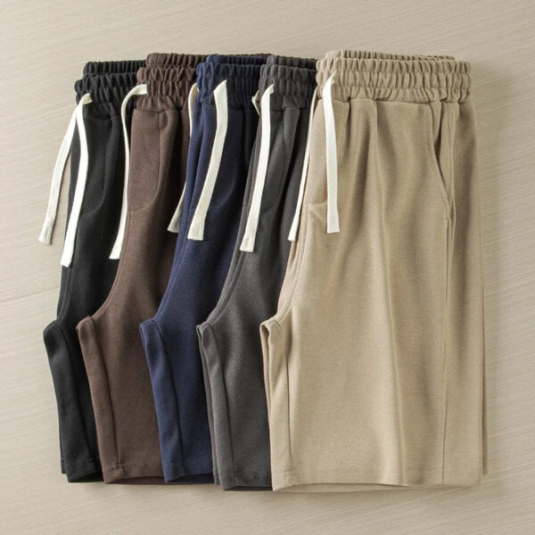 New Men's Oversized Cotton Linen Shorts - Image 4