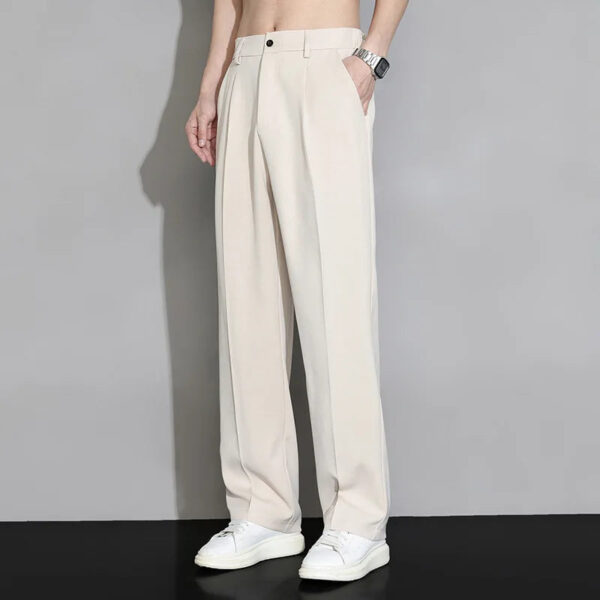 Summer New Solid Color Fashion Straight Pants Man