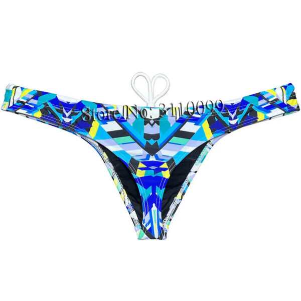 Men's Ice Silk Lining Swim Bikin Surfing Trunksi Swimwear Underwear Beachwear Thong - Image 2