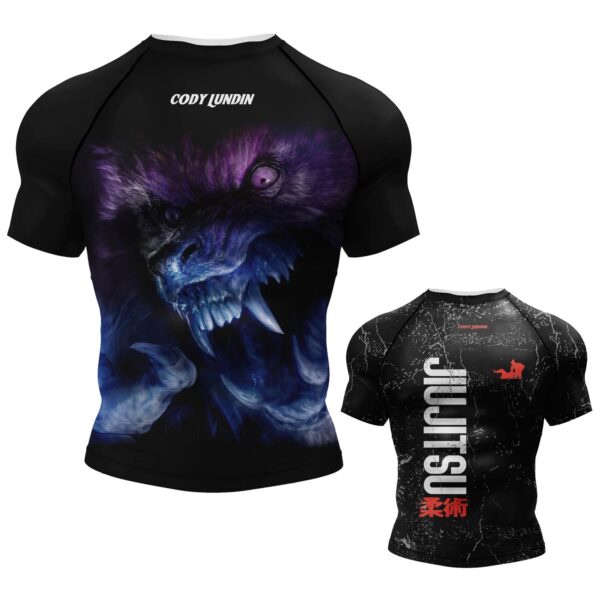 Compression MMA Rashguard & Muay Thai Shorts Set - Image 2