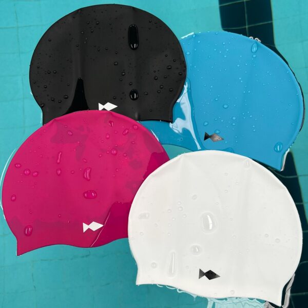 Swim Caps - Skills N’ Talents Logo | Silicone High Quality - Image 2